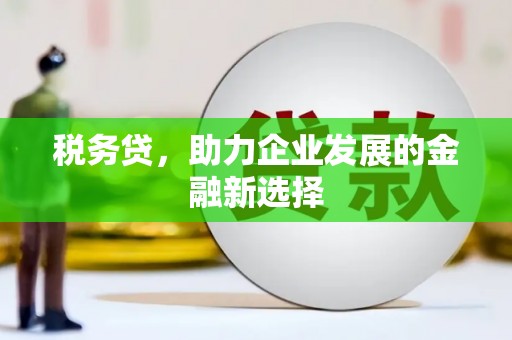 前郭尔罗斯税务贷，助力企业发展的金融新选择