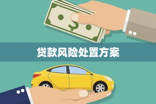 前郭尔罗斯贷款风险处置方案