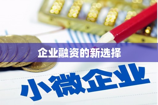 前郭尔罗斯企业融资的新选择