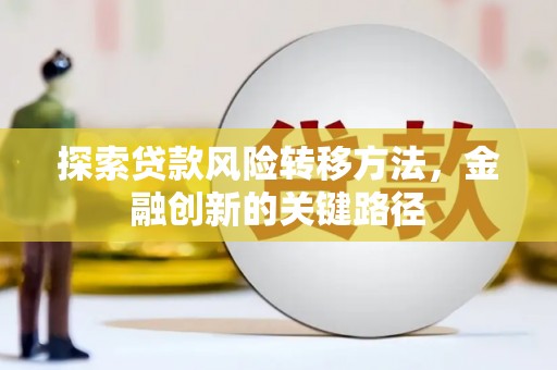 前郭尔罗斯探索贷款风险转移方法，金融创新的关键路径